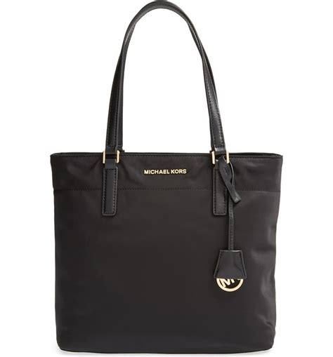 michael michael kors morgan medium tote pvc logo|Michael Kors saffiano tote bag.